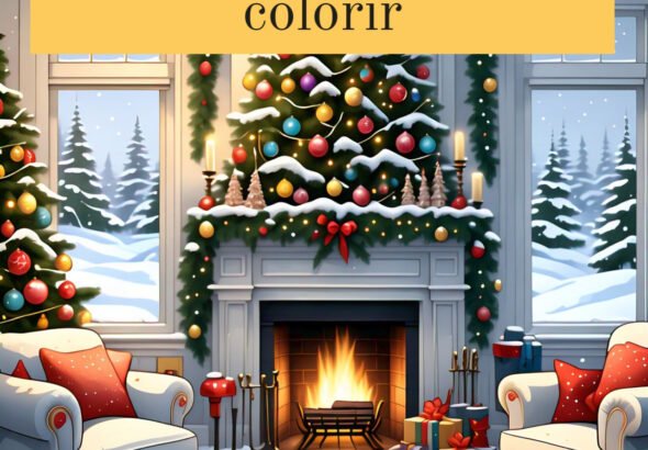 Desenho de Natal para Colorir: A Creative and Fun Way to Celebrate Christmas