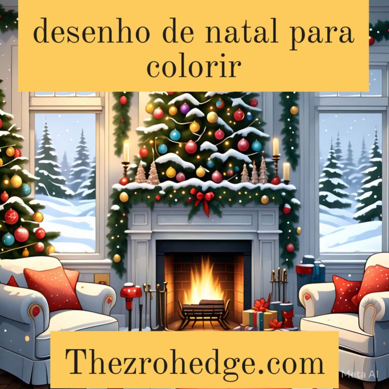 Desenho de Natal para Colorir: A Creative and Fun Way to Celebrate Christmas