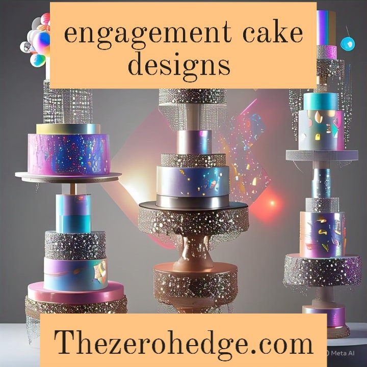 engagement cake designs
